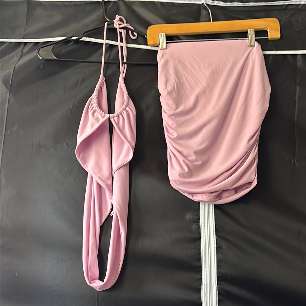 Elegant Pink Women's Dress